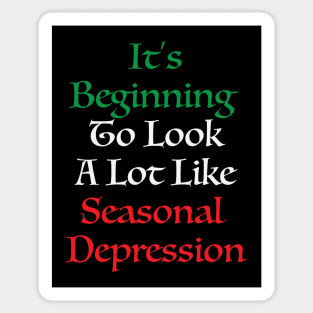 Season Depression Sticker